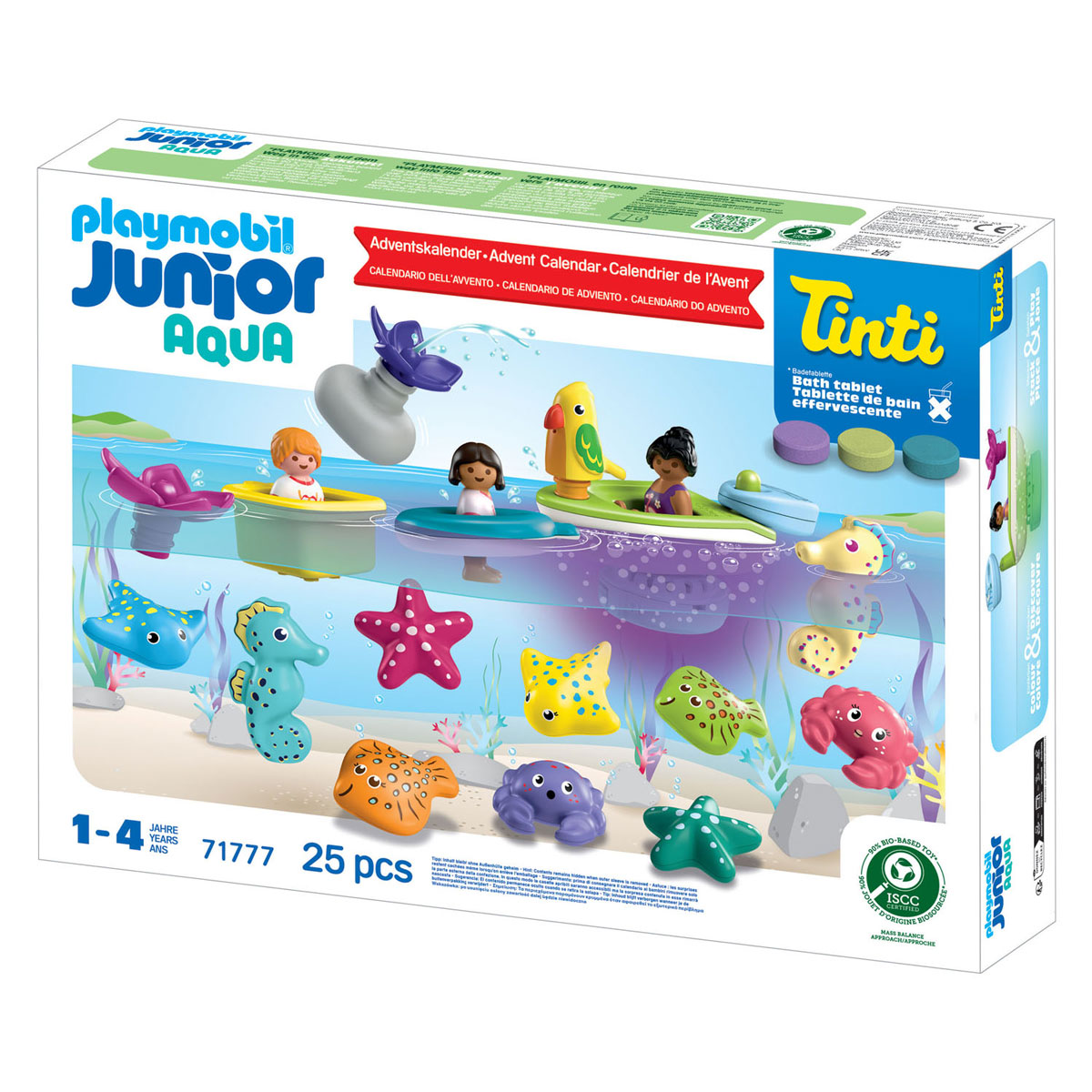 Playmobil Junior & Tinti Kleurrijke Badtijd Adventskalender - 71777