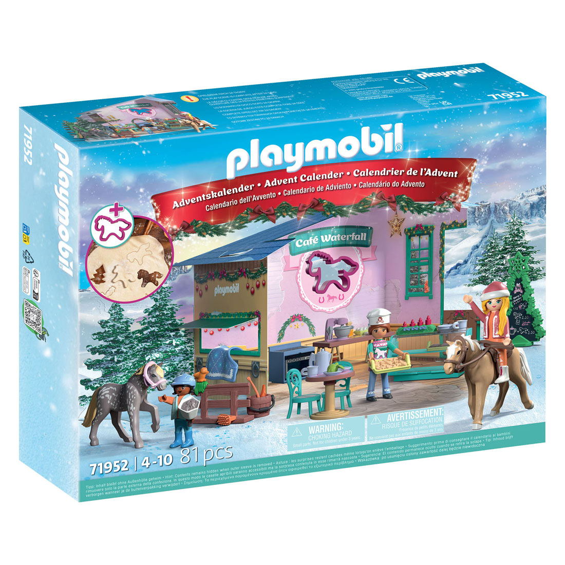 Playmobil Adventkalender Kerstgebak in het Paardencafe