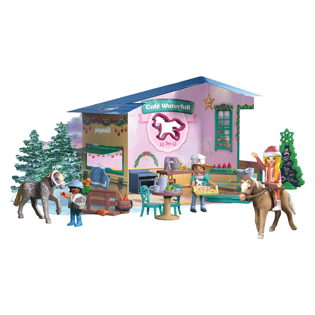 Playmobil Adventkalender Kerstgebak in het Paardencafe