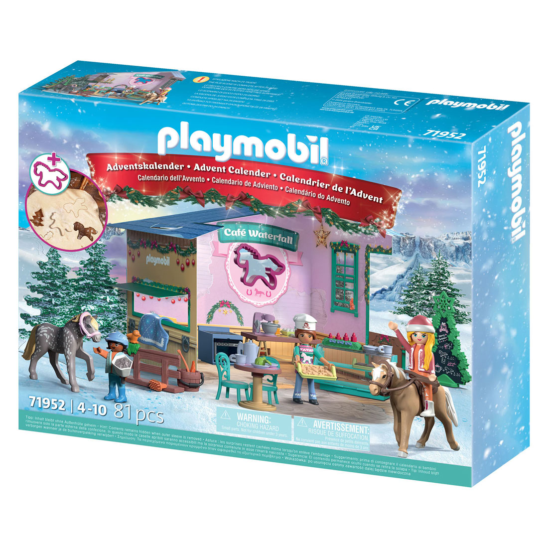 Playmobil Adventkalender Kerstgebak in het Paardencafe