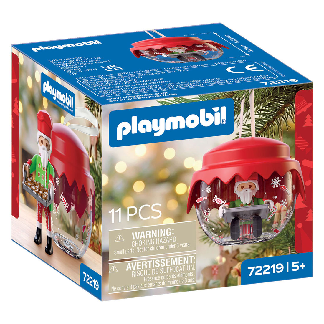 Playmobil Christmas Kerstbal Bakker - 72219