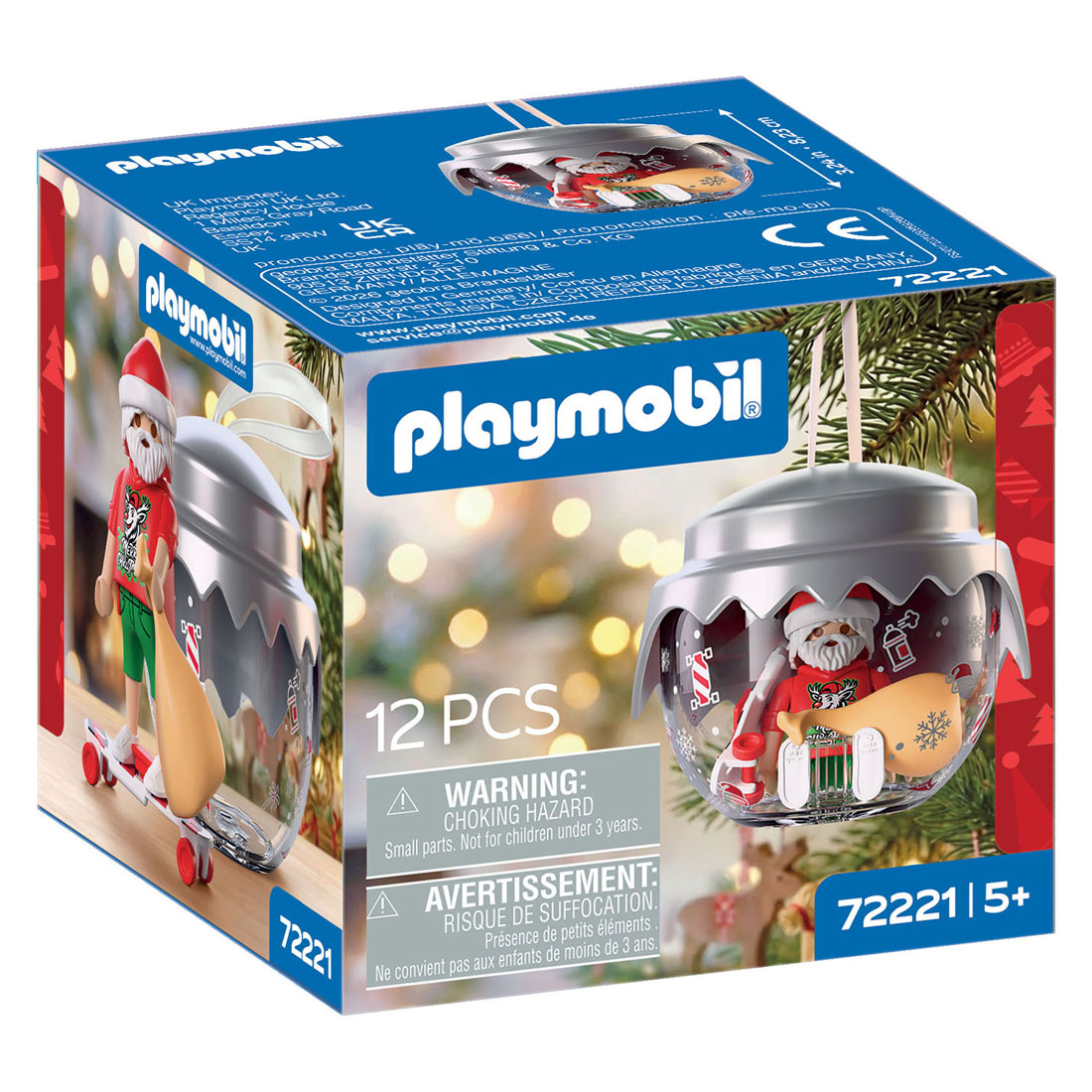 Playmobil Christmas Kerstbal Longboarder - 72221