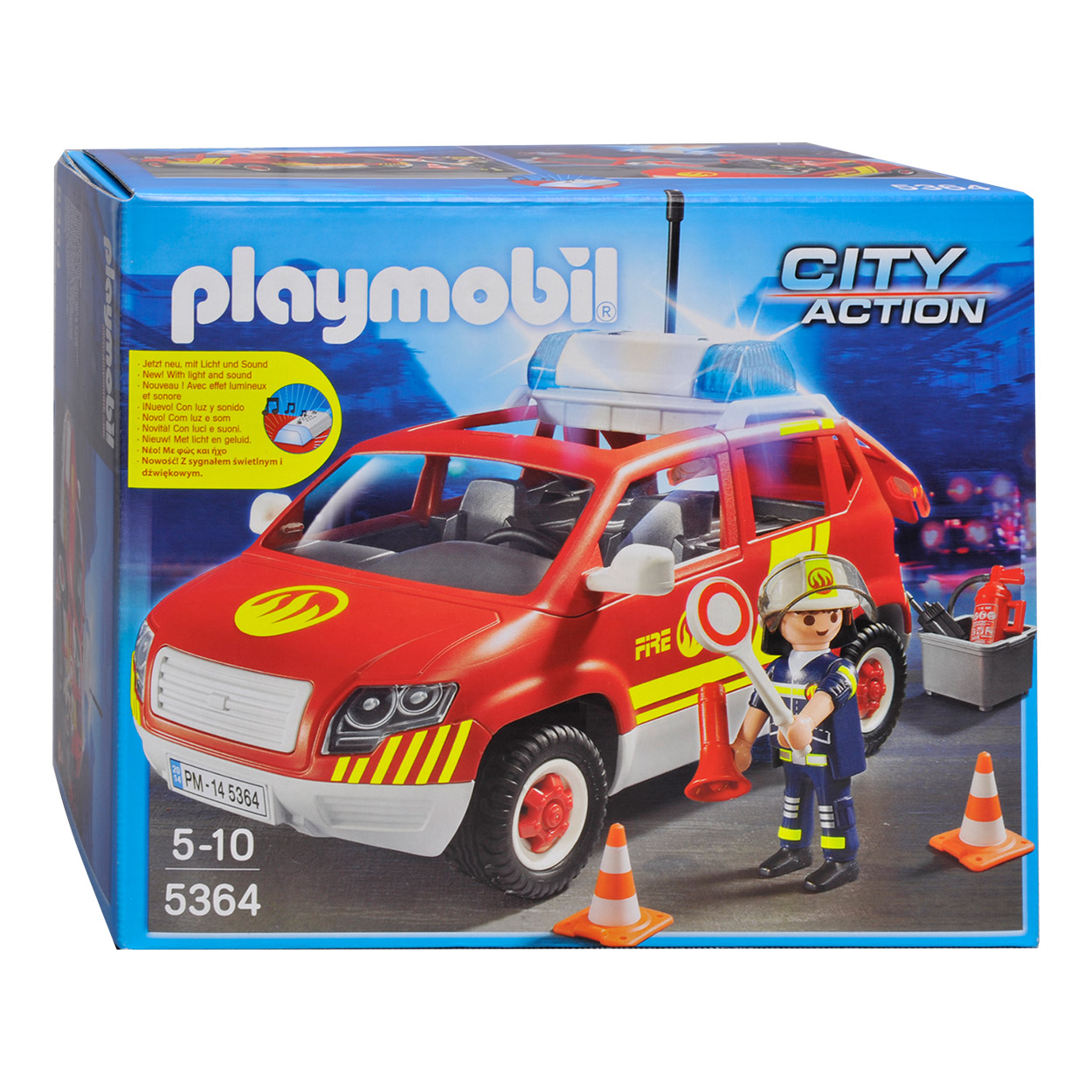Playmobil 5364 Brandweercommandant met dienstwagen