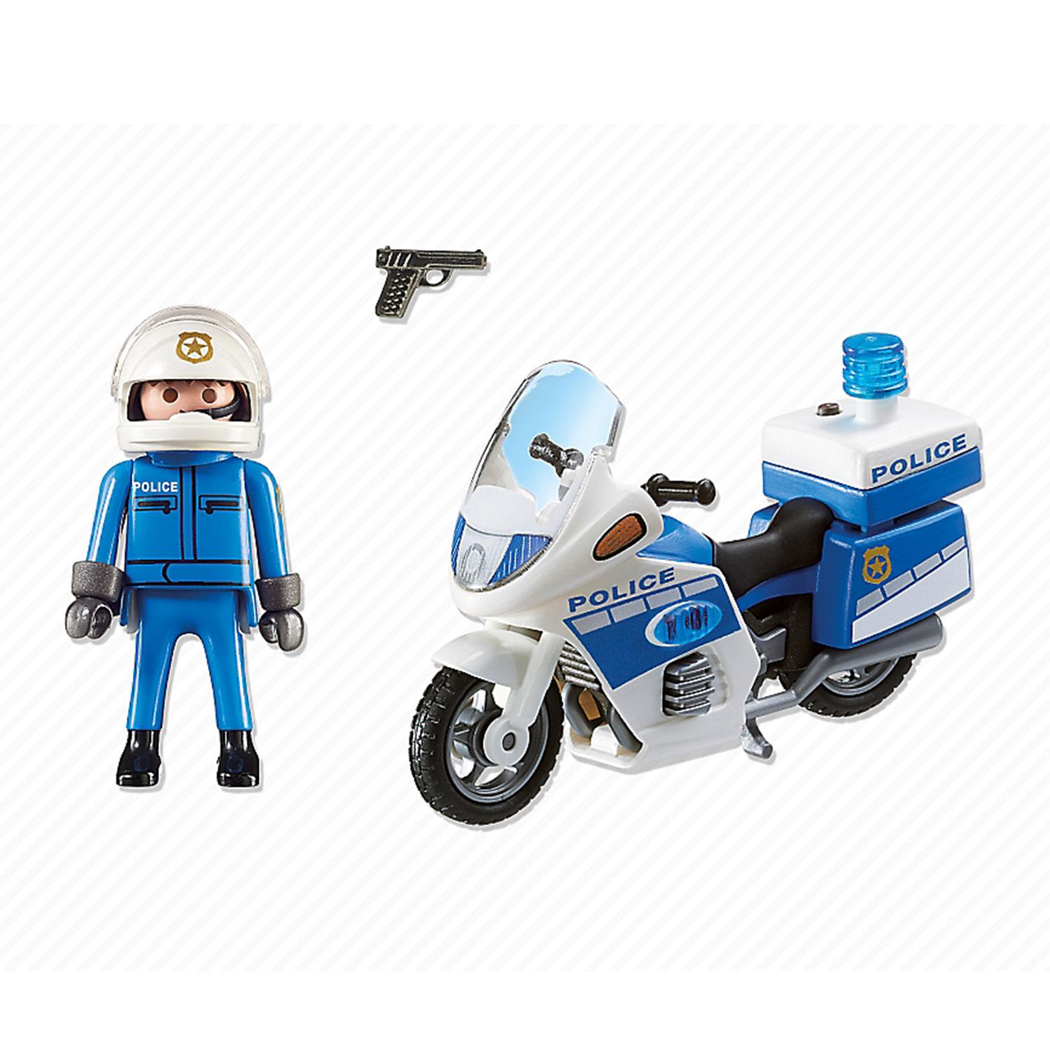 Playmobil 6923 Politiemotor met LED-licht