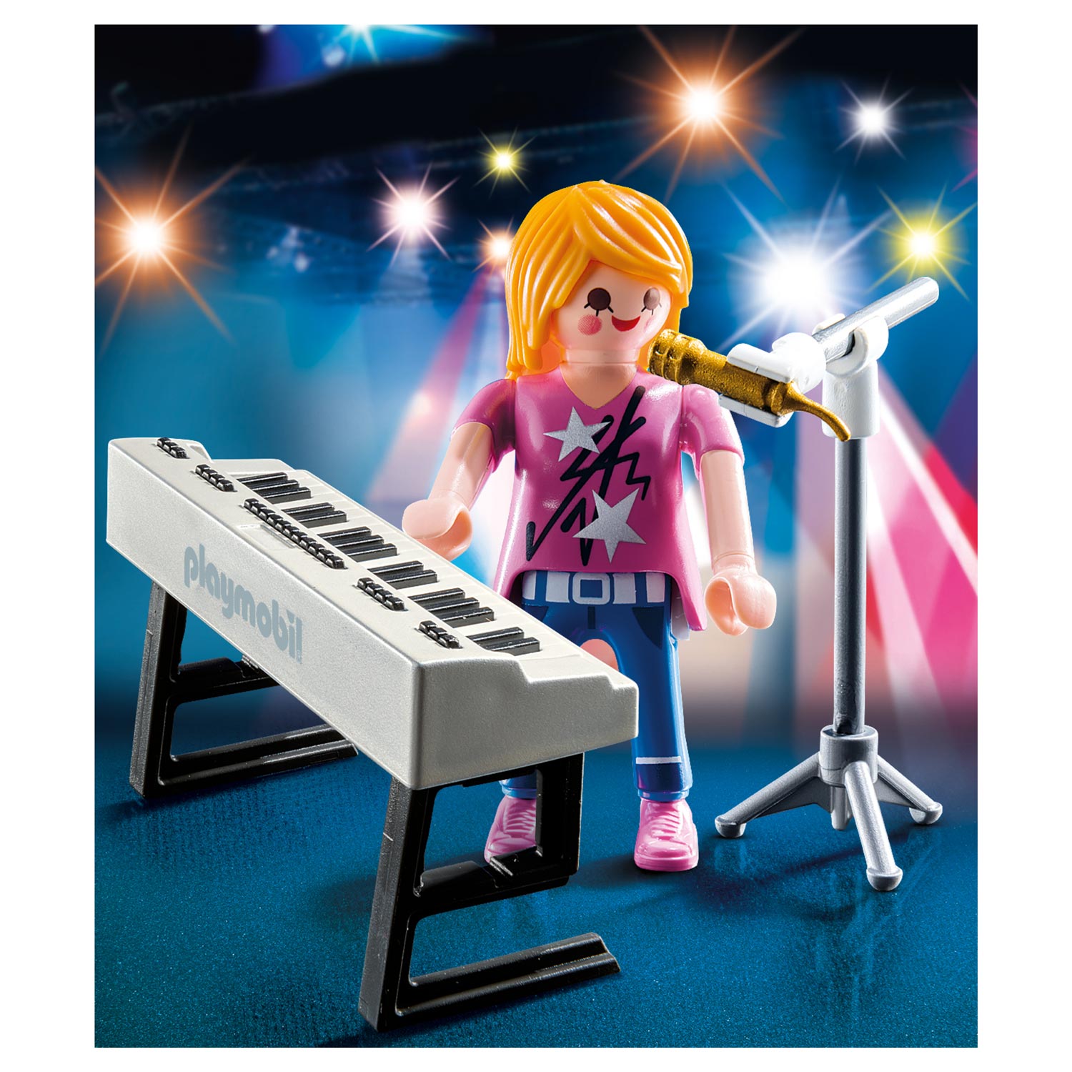 Playmobil 9095 Zangeres met Keyboard