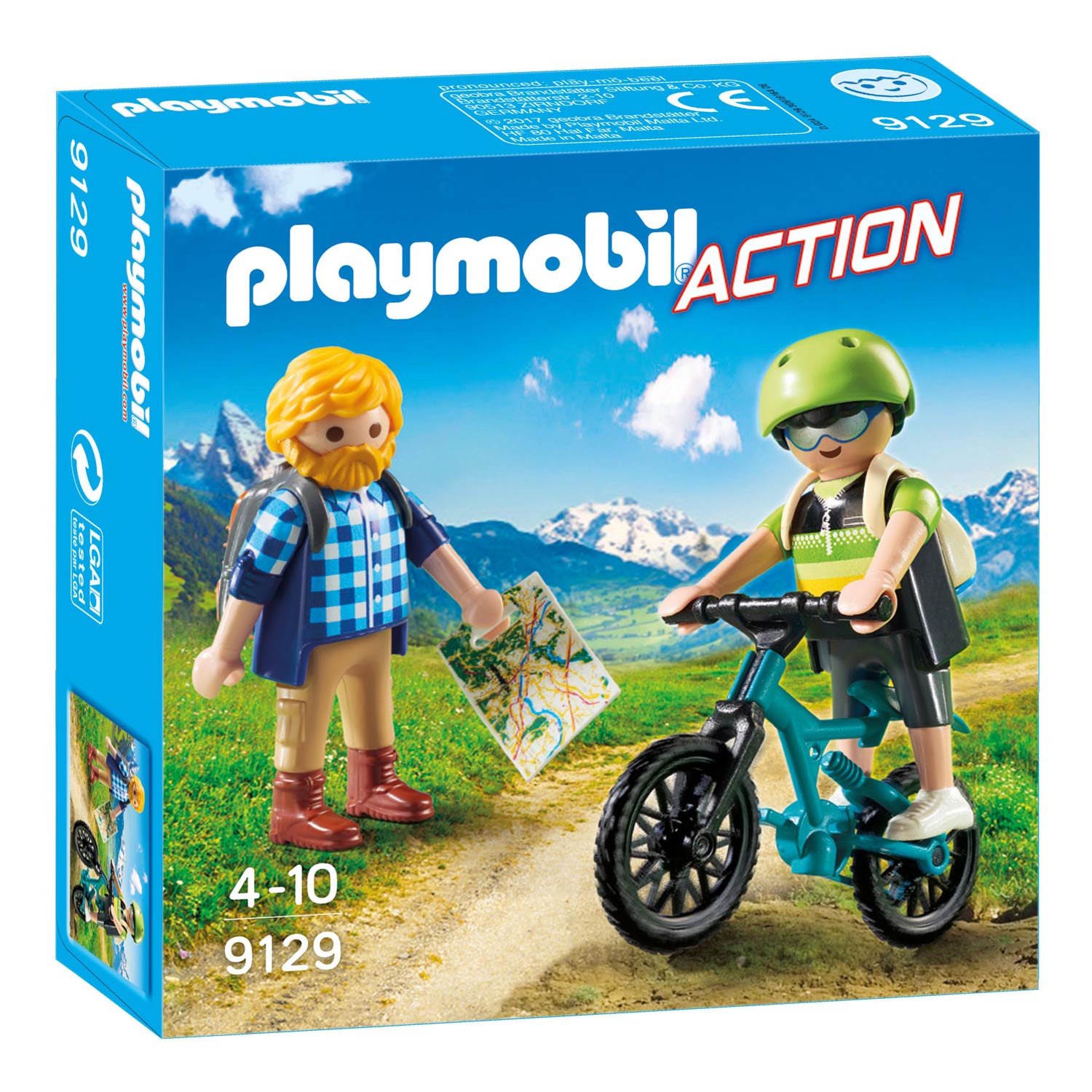 Playmobil 9129 Wandelaar en Mountainbiker