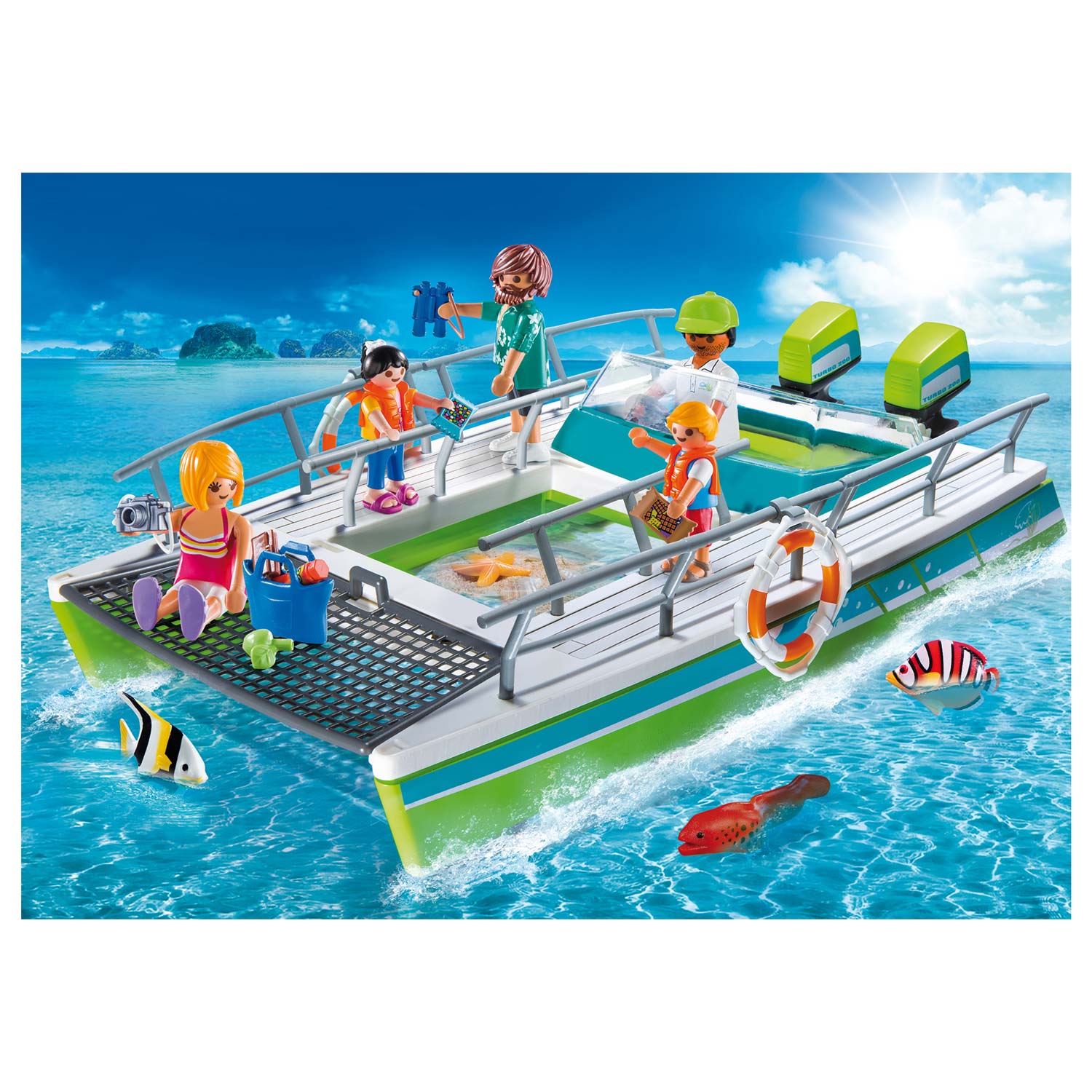 Playmobil 9233 Glasboot met Onderwatermotor