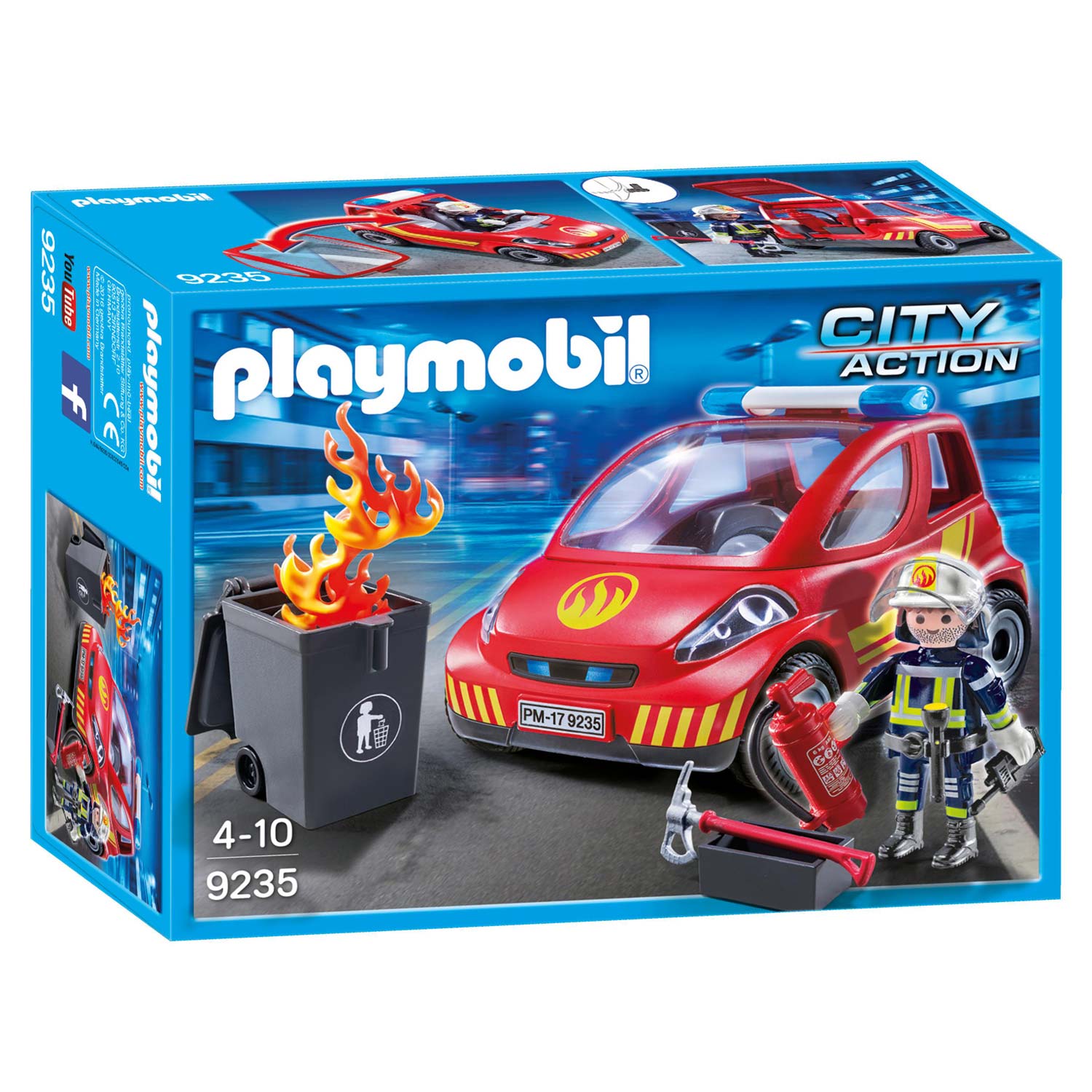 Playmobil 9235 Brandweerman met Interventievoertuig