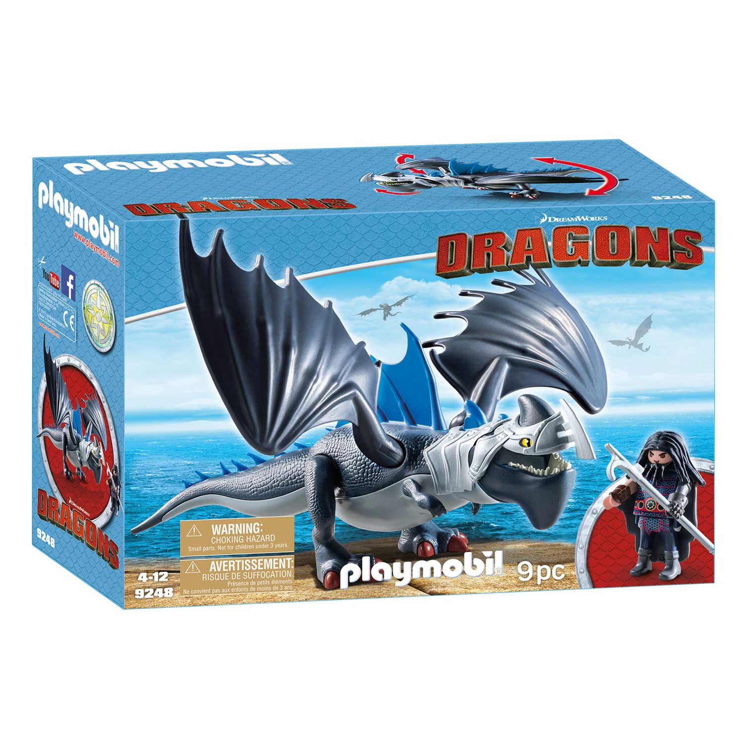 Playmobil Dragons 9248 Drago & Bepantserde Draak