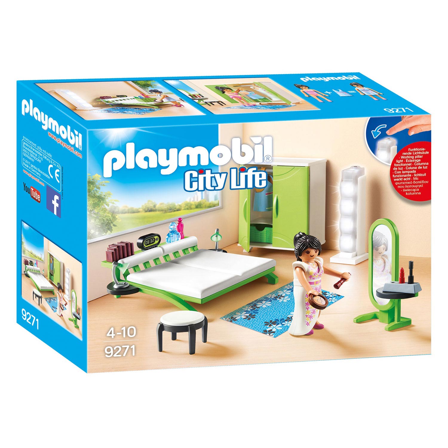 Playmobil City Life  Slaapkamer met Make-up Tafel - 9271
