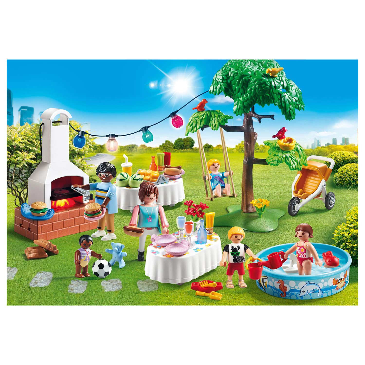 wijs Digitaal Positief Playmobil 9272 Familiefeest met Barbecue online kopen | Lobbes Speelgoed
