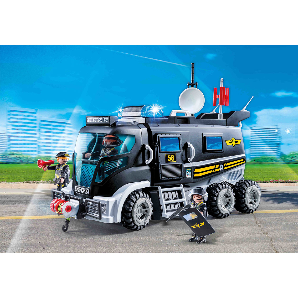 Playmobil 9360 SIE-Truck met Licht en Geluid