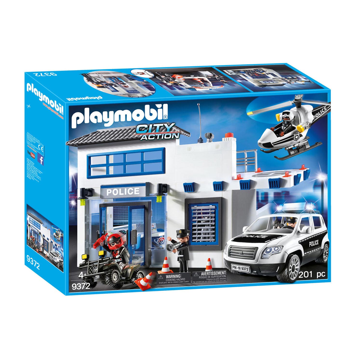 Playmobil 9372 Politiepost met Voertuigen