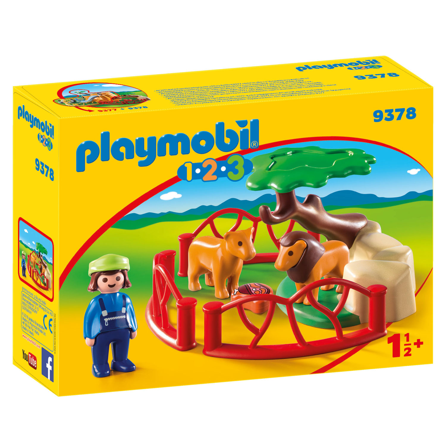 Playmobil 1.2.3. Leeuwenverblijf - 9378