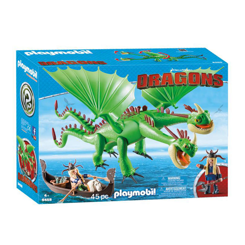 Playmobil Dragons 9458 Morrie & Schorrie met Burp & Braak