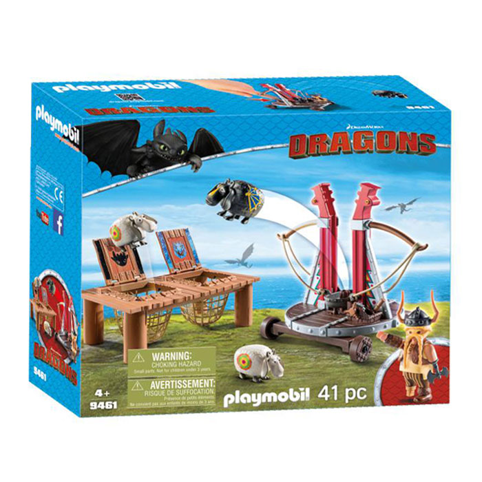 Playmobil Dragons Schapen Schieten met Rochel - 9461 