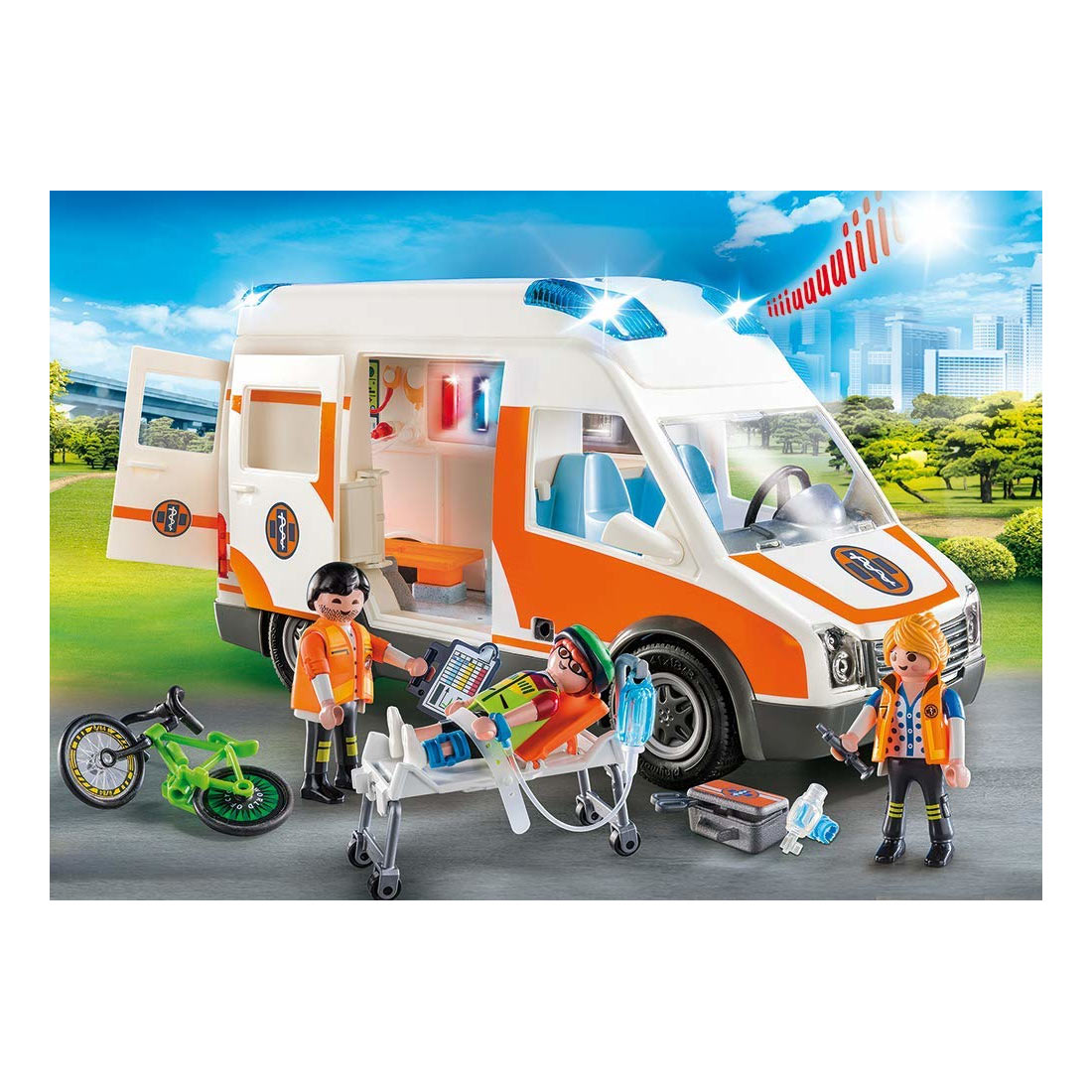 Playmobil City Life  Ambulance en Ambulanciers - 70049