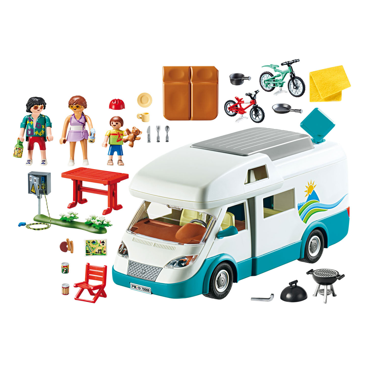 Playmobil Family Fun Camper mit Familie – 70088