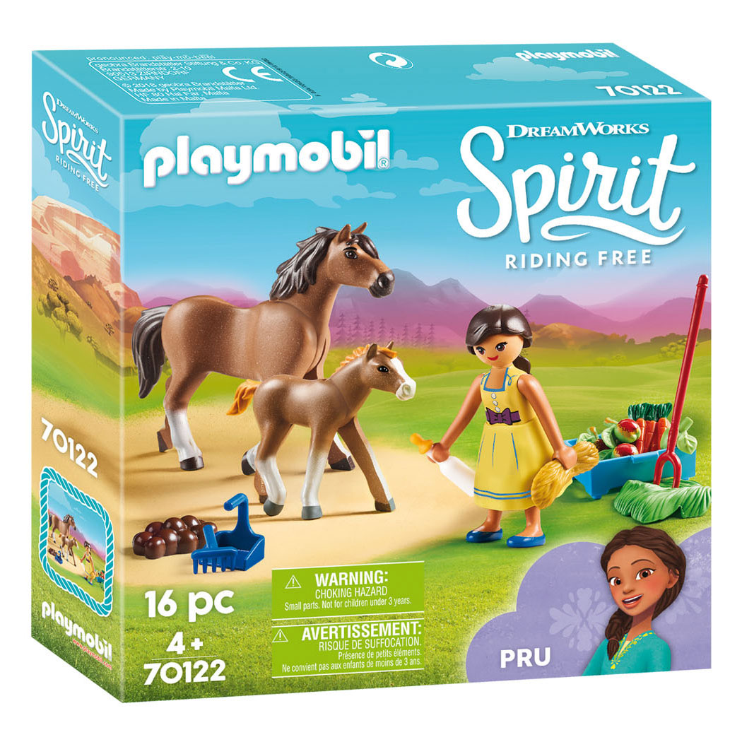 Playmobil Spirit Pru mit Pferd und Fohlen – 70122