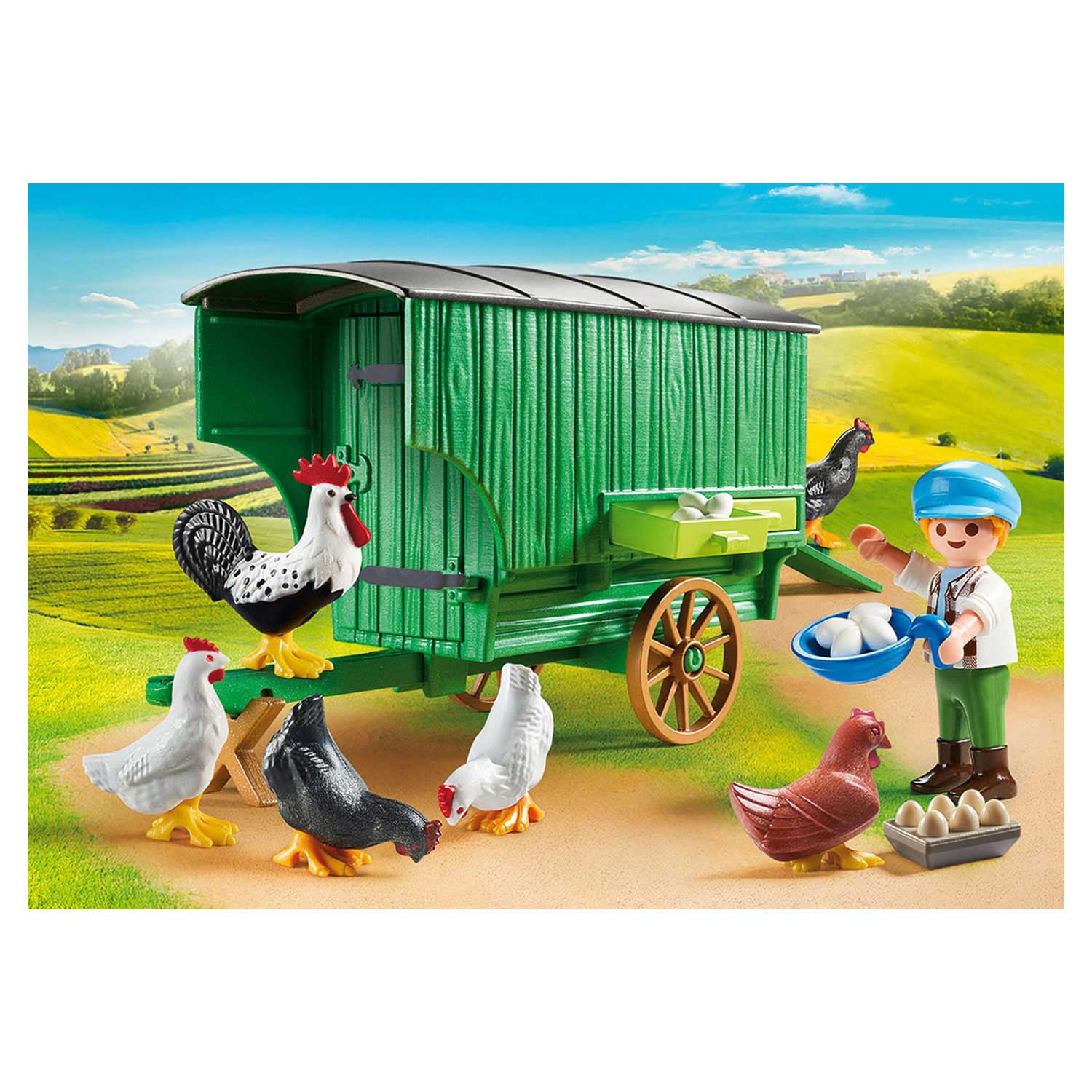 Playmobil Country Child mit Hühnerstall - 70138
