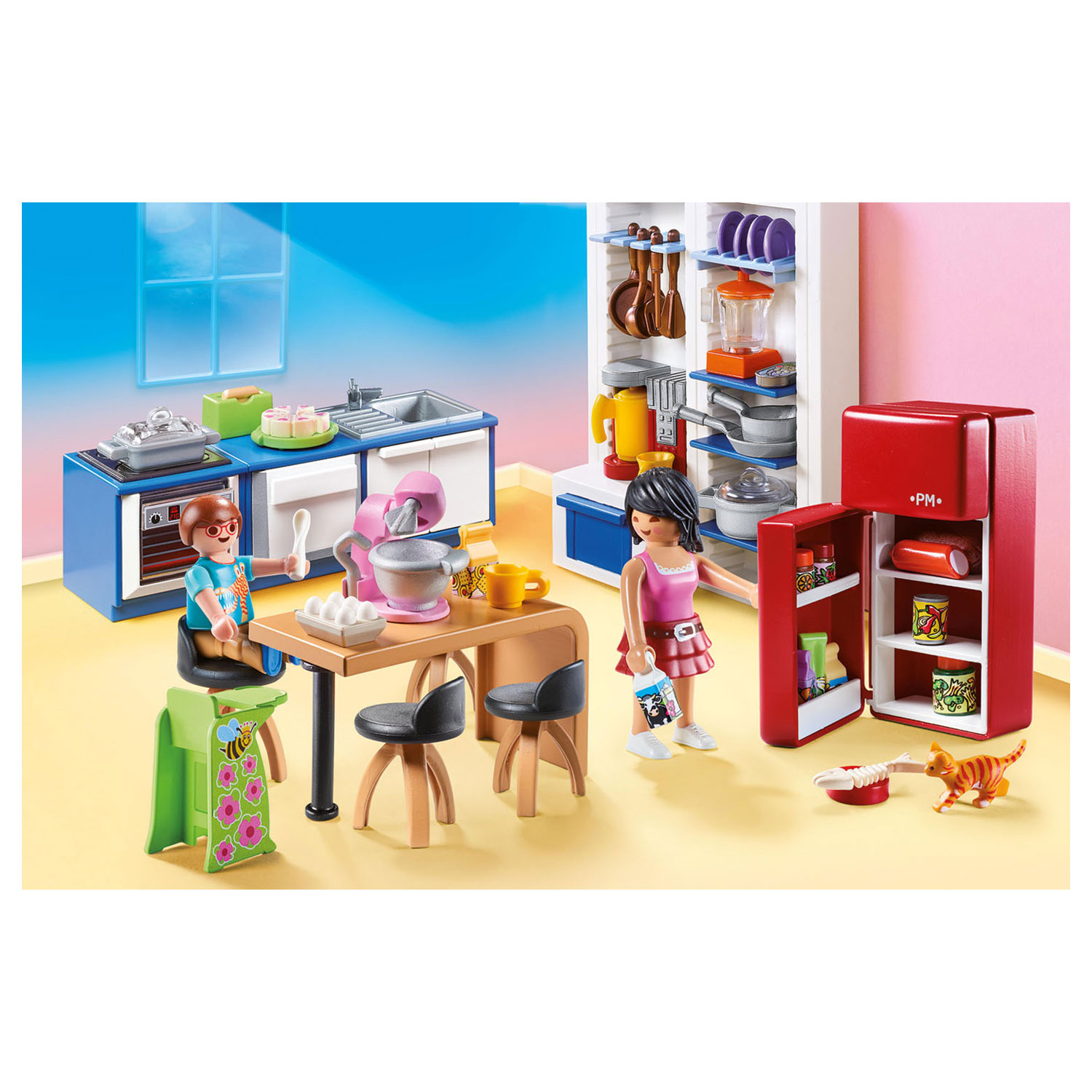 Playmobil Maison de poupée Salon Cuisine - 70206