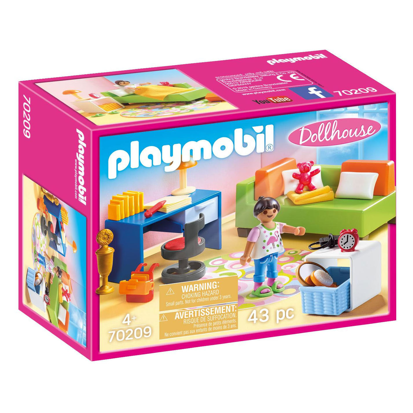 Playmobil Dollhouse Kinderzimmer mit Schlafsofa - 70209