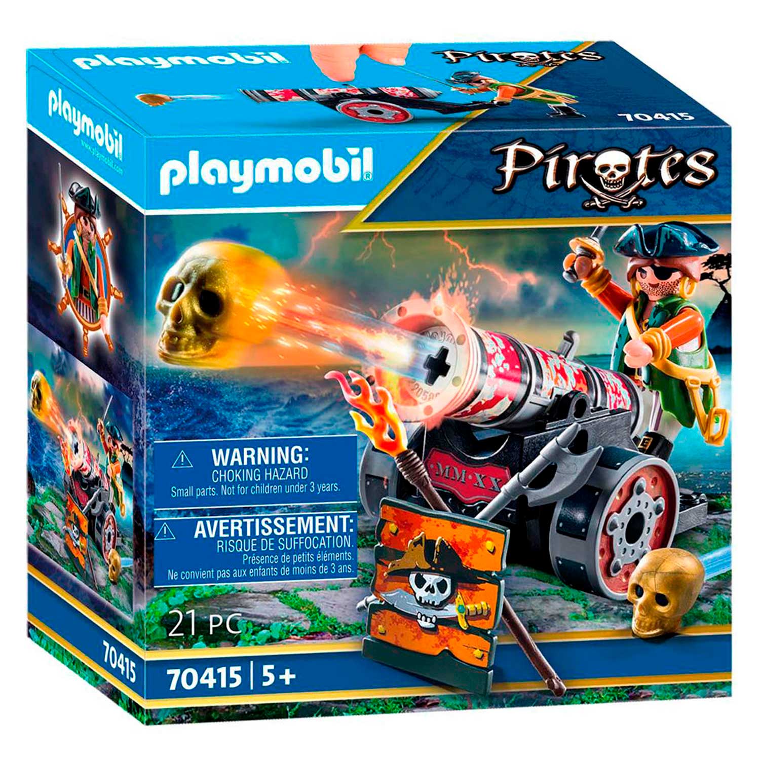 Playmobil Pirates Piraat met Kanon - 70415
