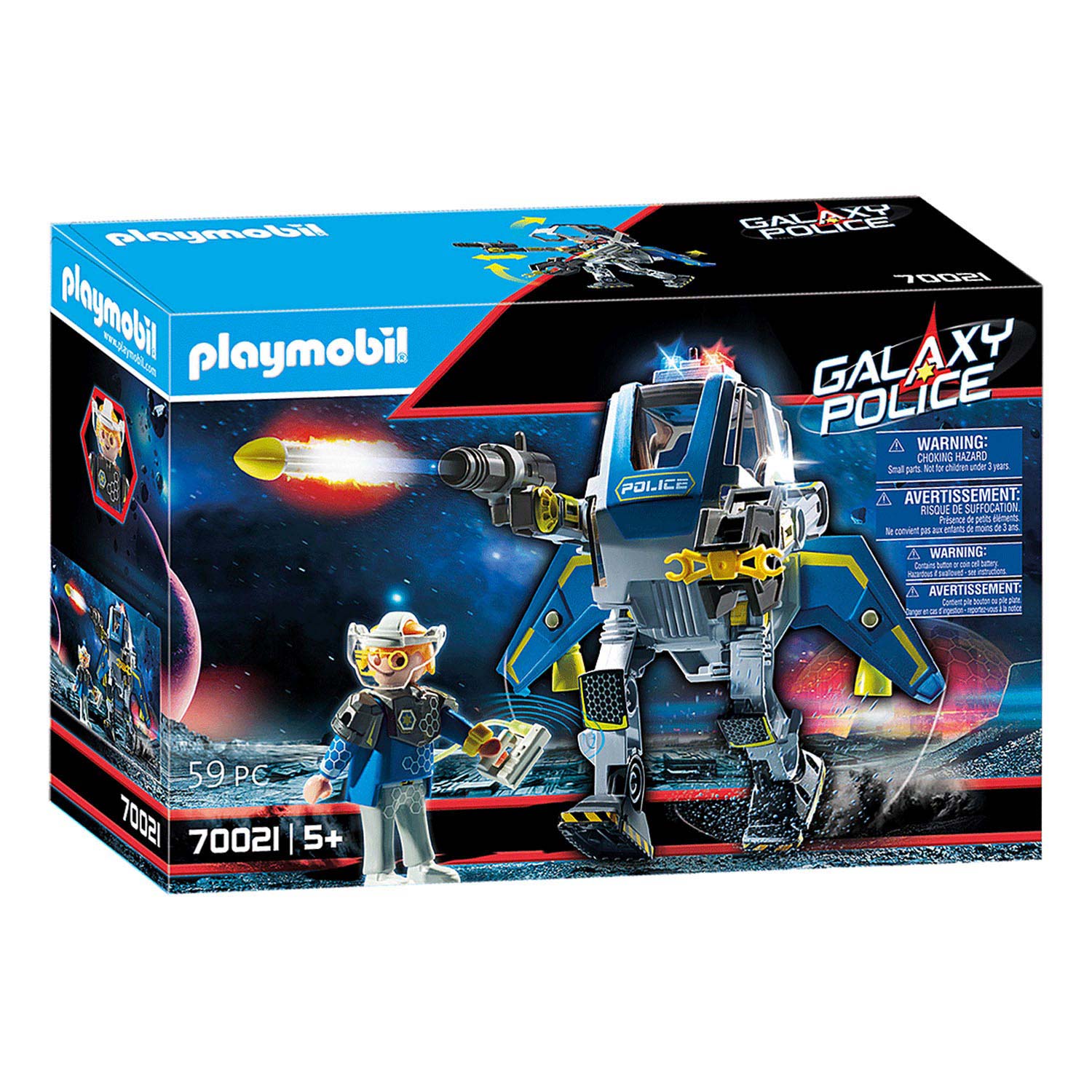 Playmobil 70021 Galaxy Politietrobot