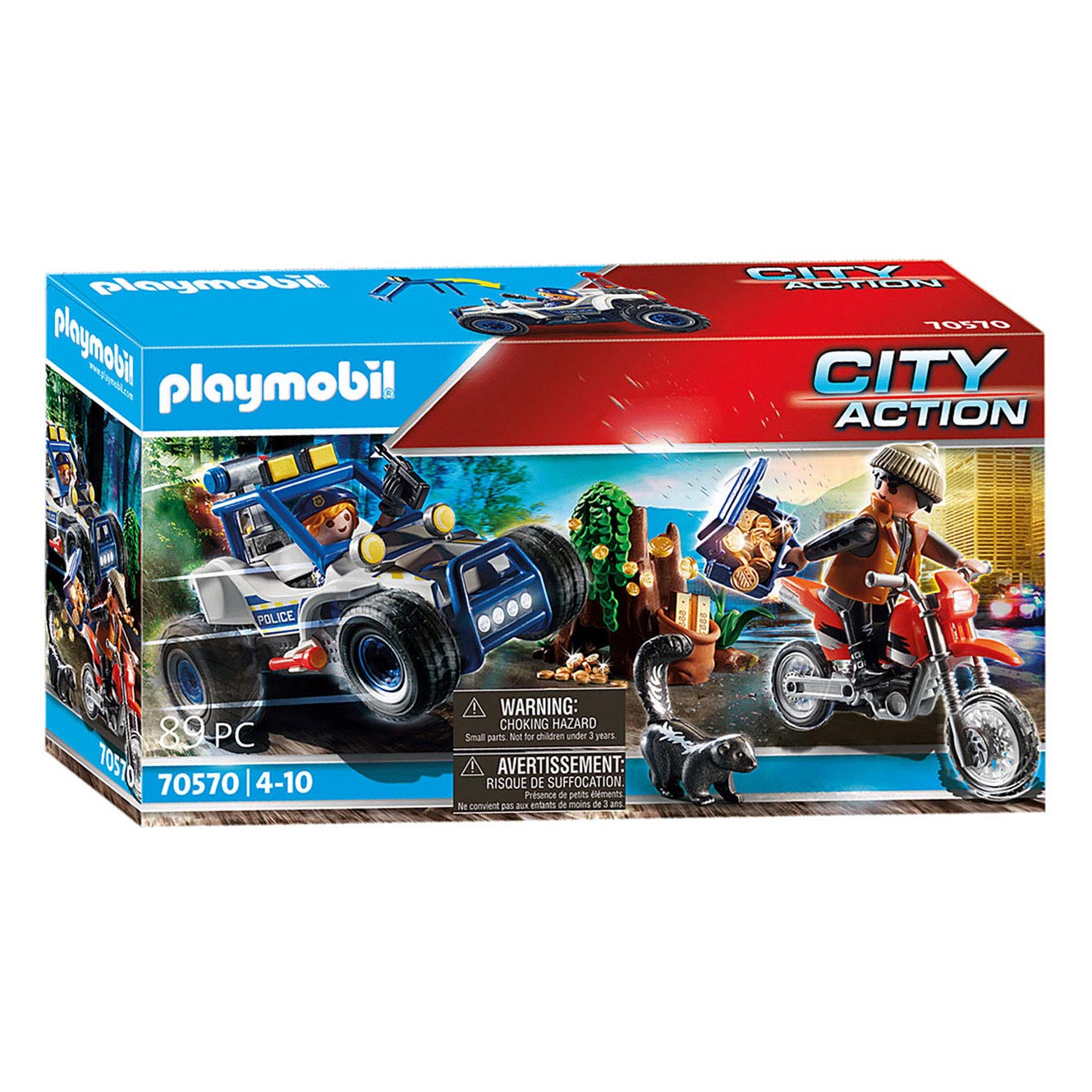 Playmobil 70570 Politie Achtervolging van de Schattenrovers