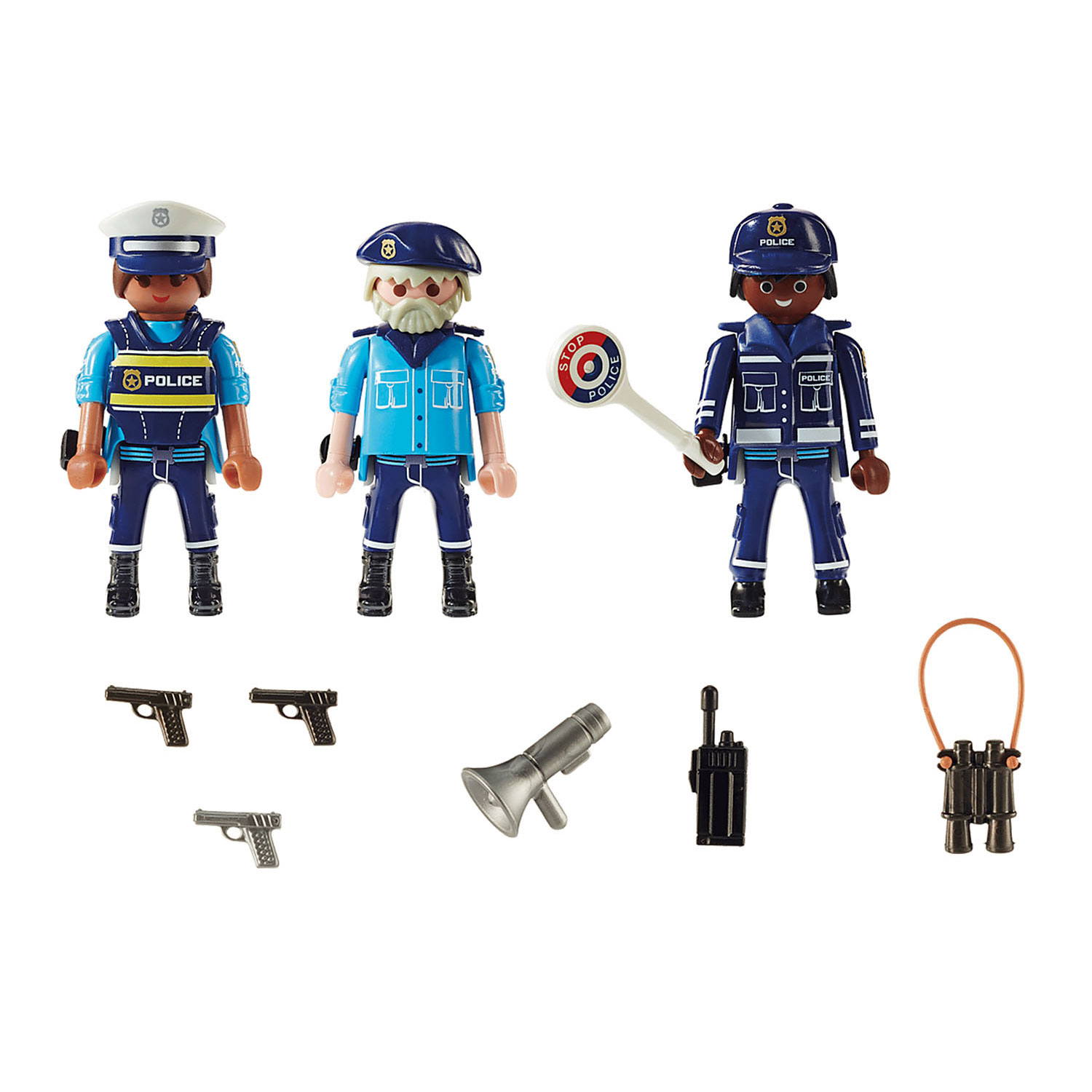 Playmobil City - Ensemble de figurines d'action Police - 70669