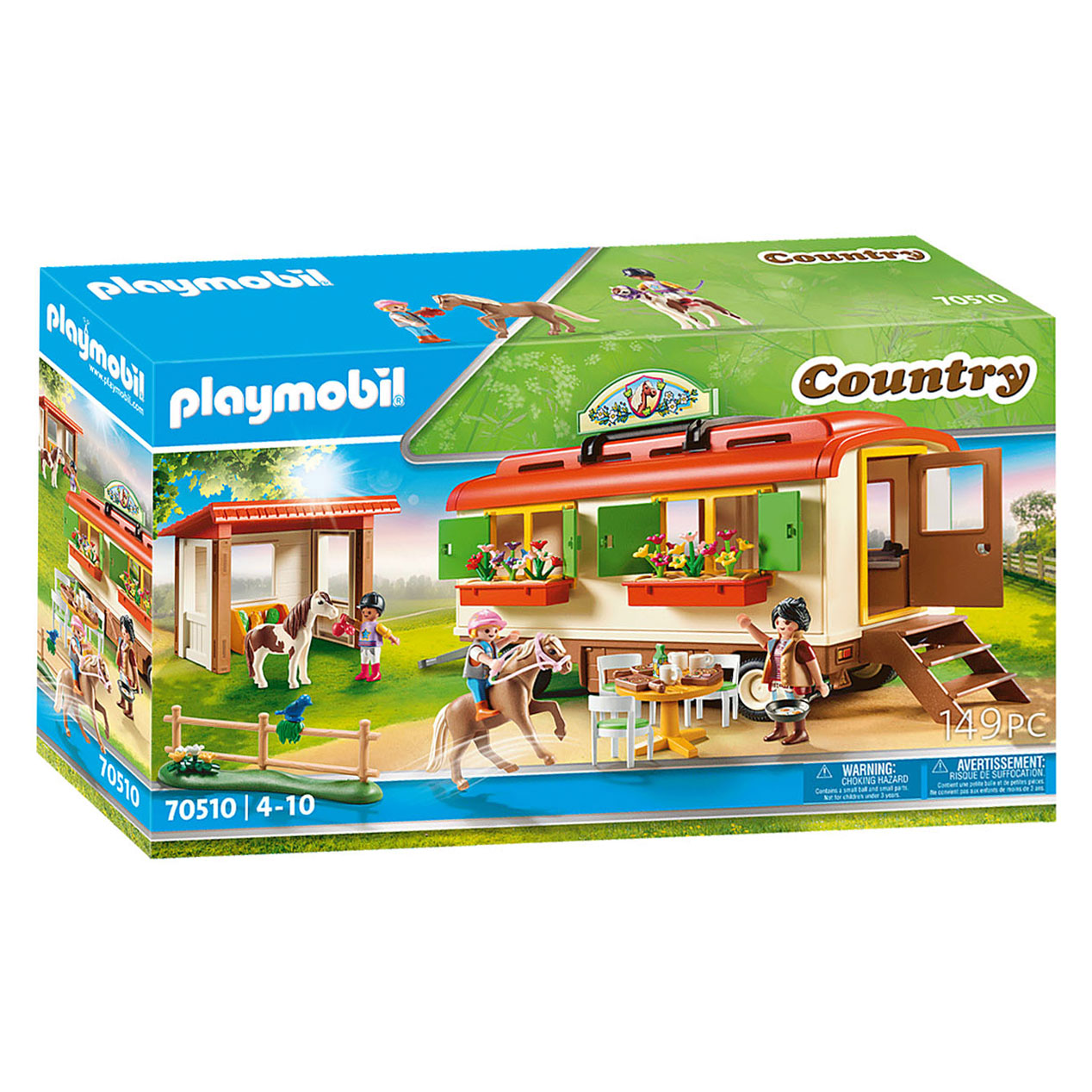 Playmobil 70510 Ponykamp Aanhanger