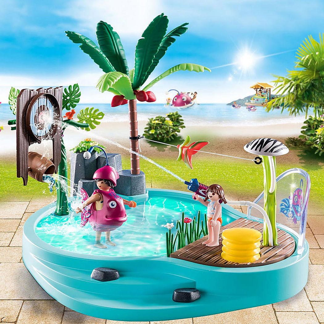 Playmobil Family Fun Schwimmbad mit Wasserspritzer - 70610