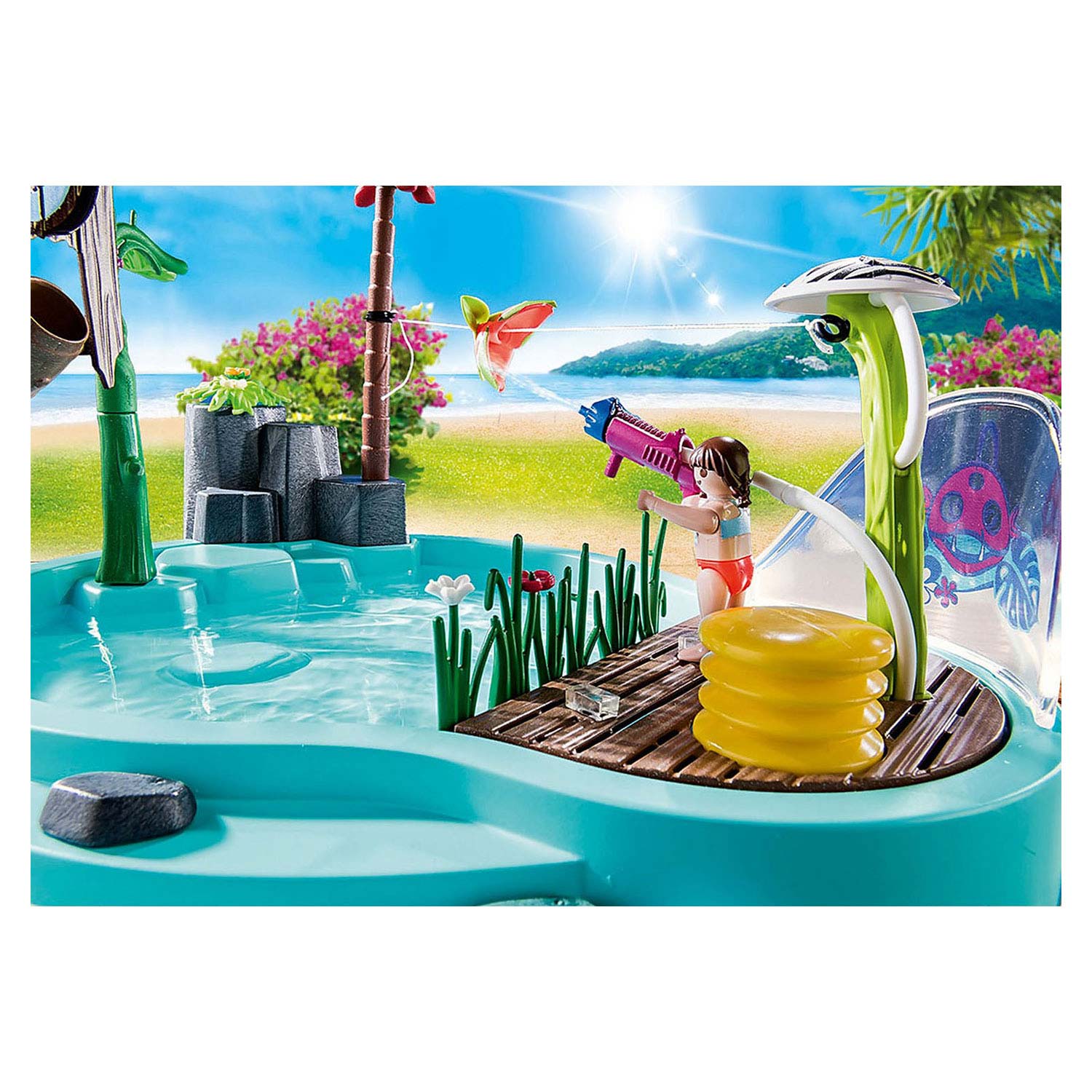 Playmobil Family Fun Schwimmbad mit Wasserspritzer - 70610