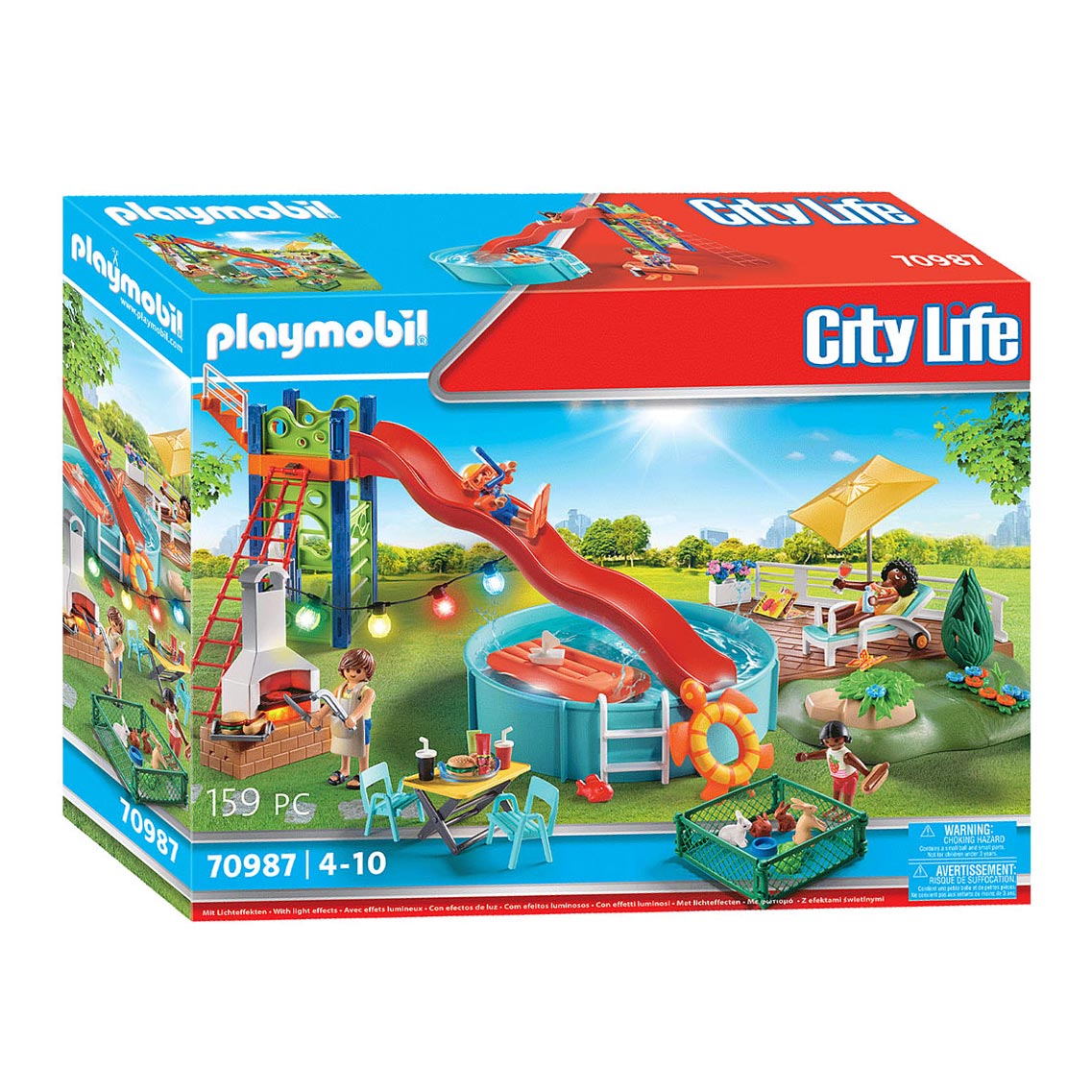 Playmobil 70987 Zwembadfeest met Glijbaan