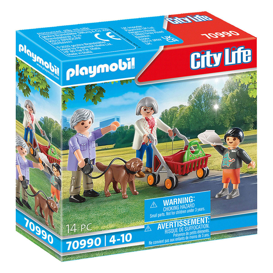 Playmobil City Life Großeltern mit Enkelkindern - 70990