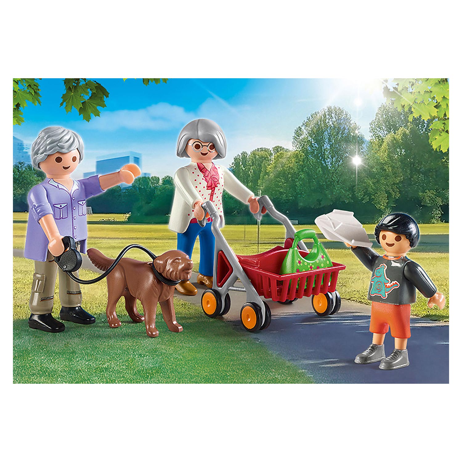 Playmobil City Life Großeltern mit Enkelkindern – 70990