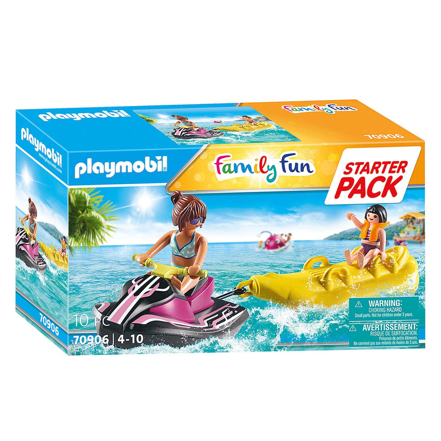 Playmobil Family Fun Starterset Waterscooter met Bananenboot - 70906