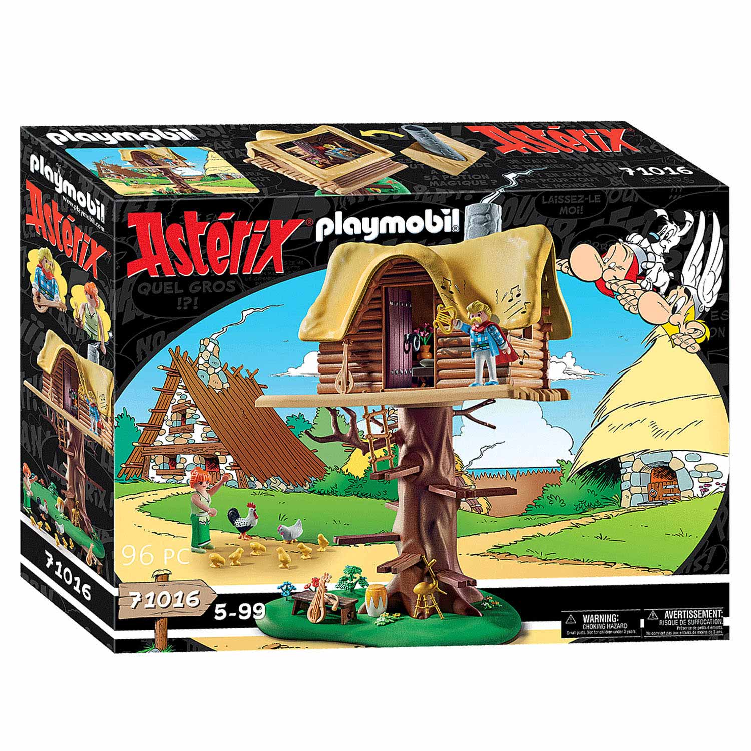 Playmobil 71016 Asterix Kakofonix Met Boomhut