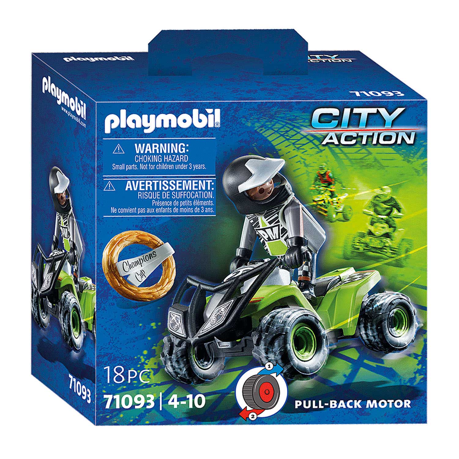 Playmobil City Action Racers Speed Quad - 71093