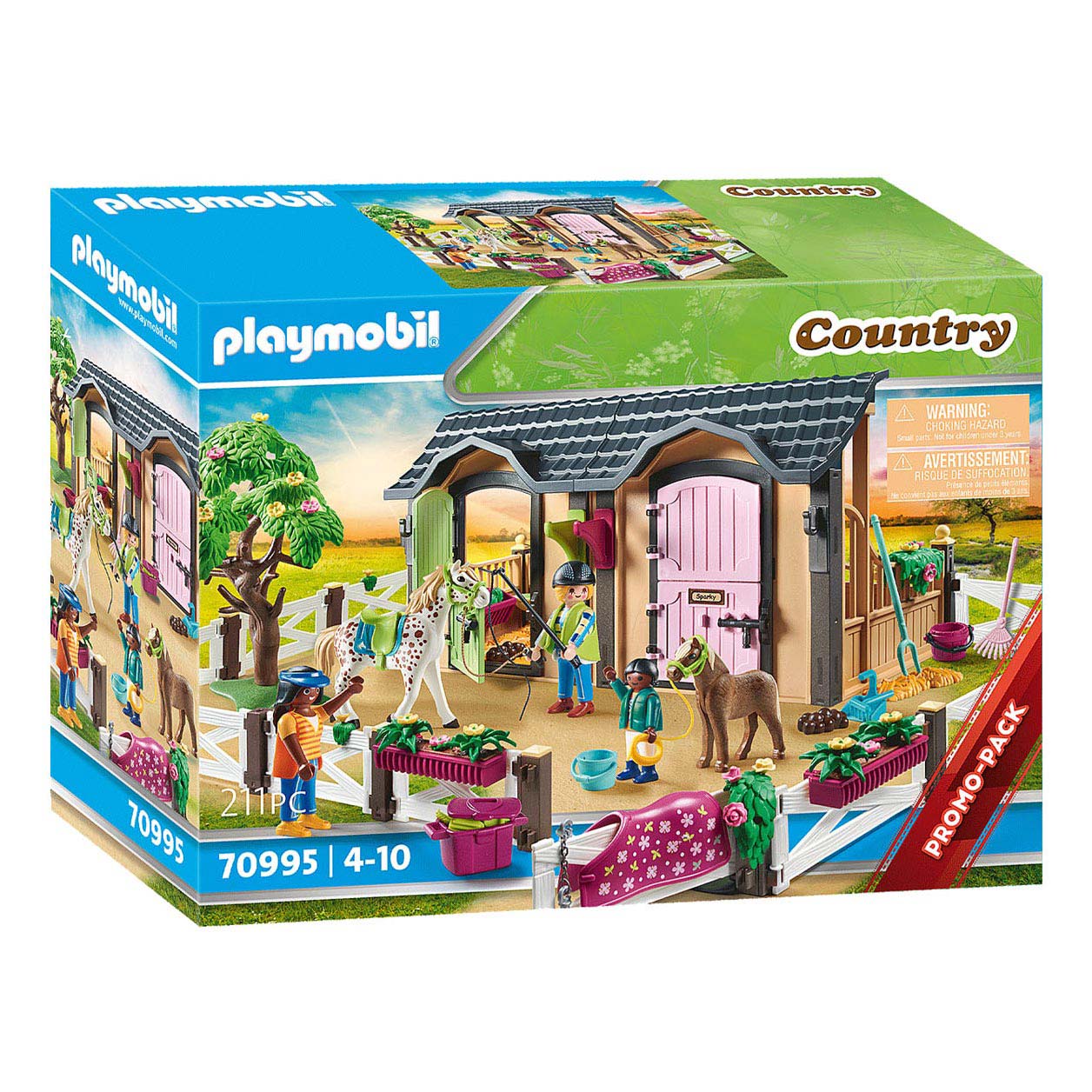 Playmobil 70995 Rijlessen met Paardenboxen