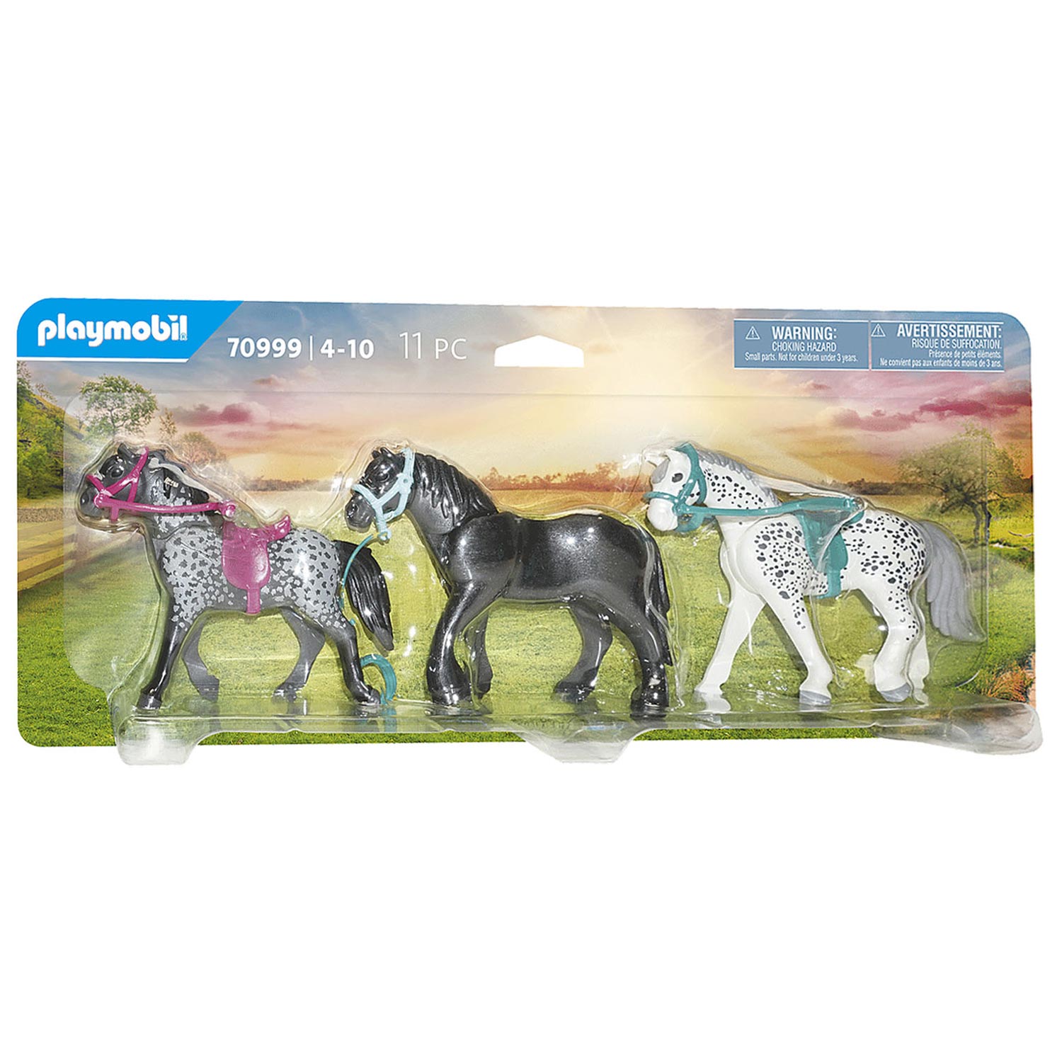 Ensemble de chevaux Playmobil Country, 3 pièces. - 70999
