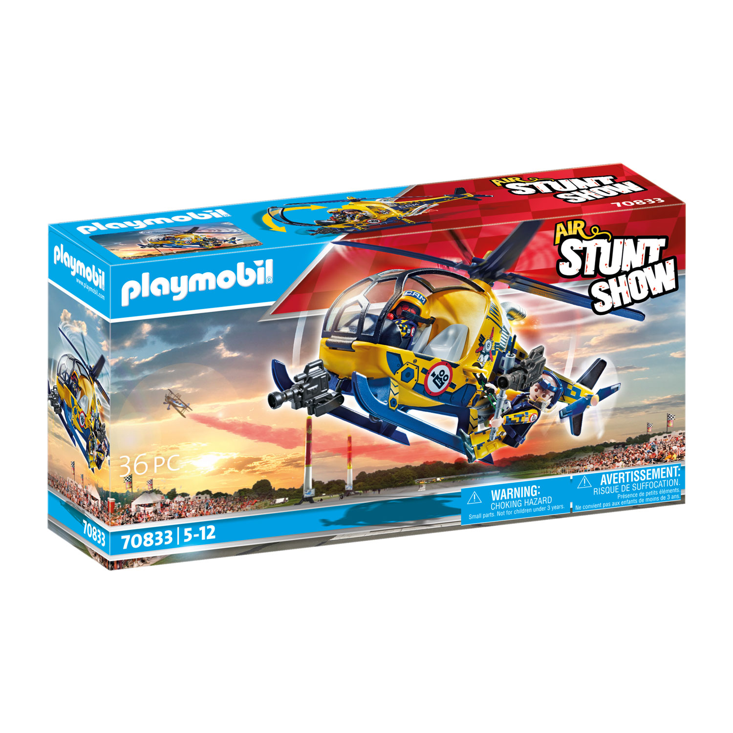 Playmobil Stuntshow Air Filmploeghelikopter - 70833