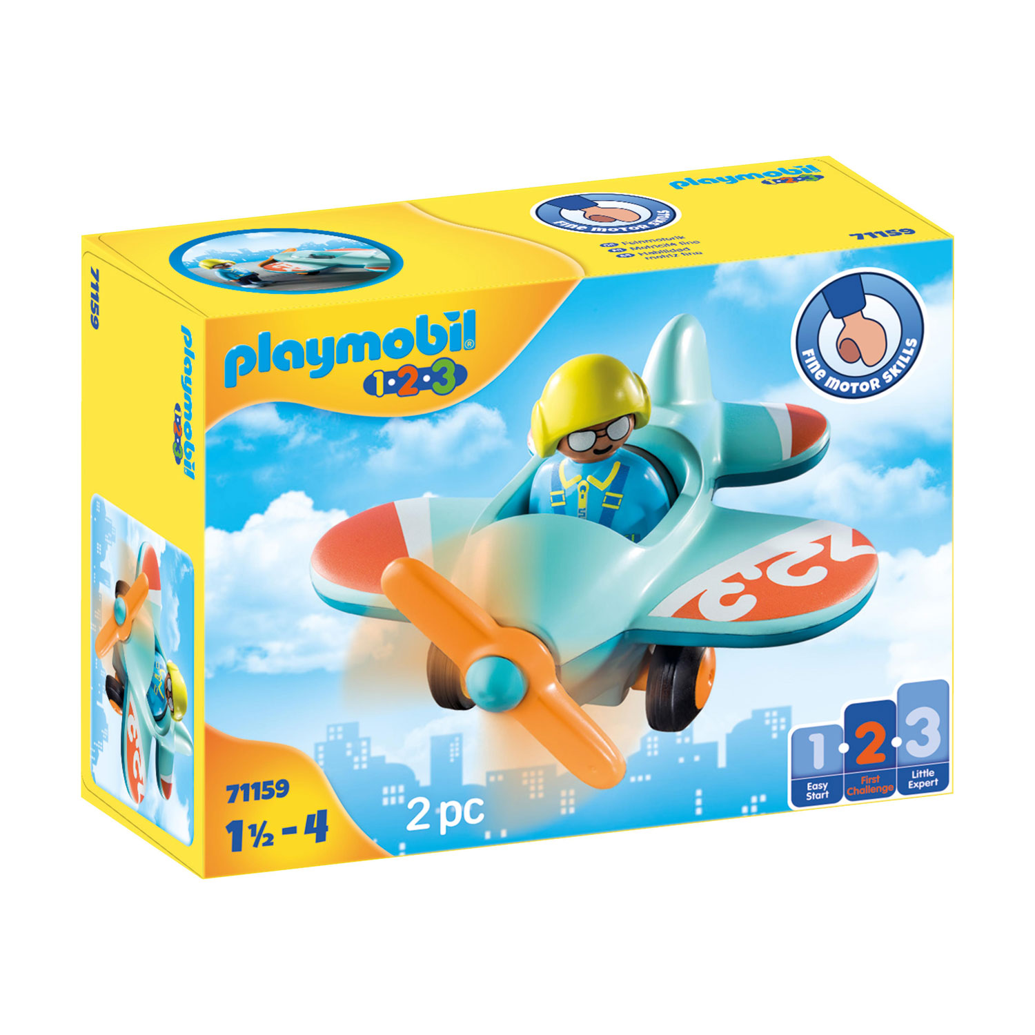 Playmobil 1.2.3. Vliegtuig - 71159