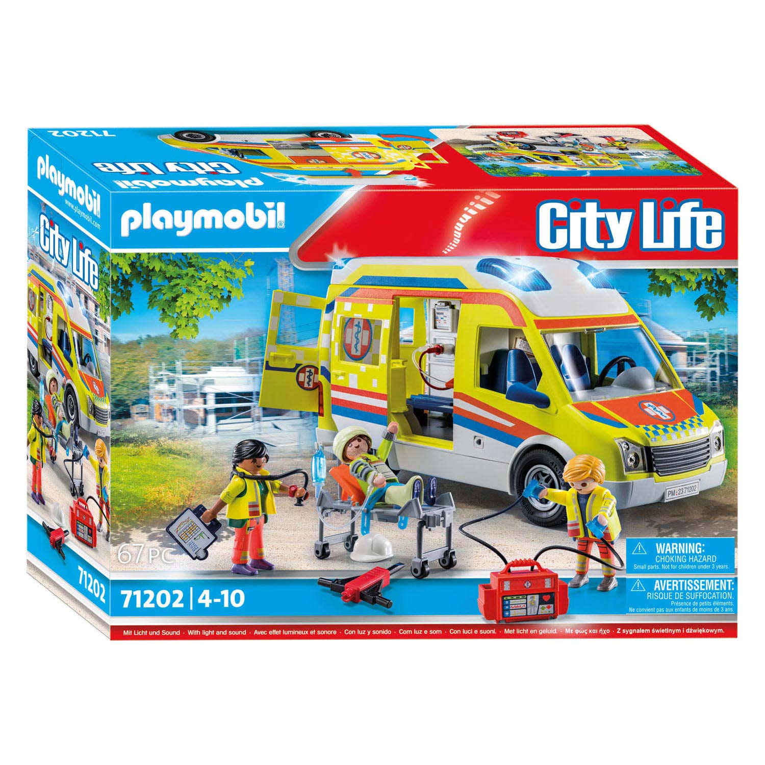 Playmobil City Life Ambulance met licht en geluid - 71202
