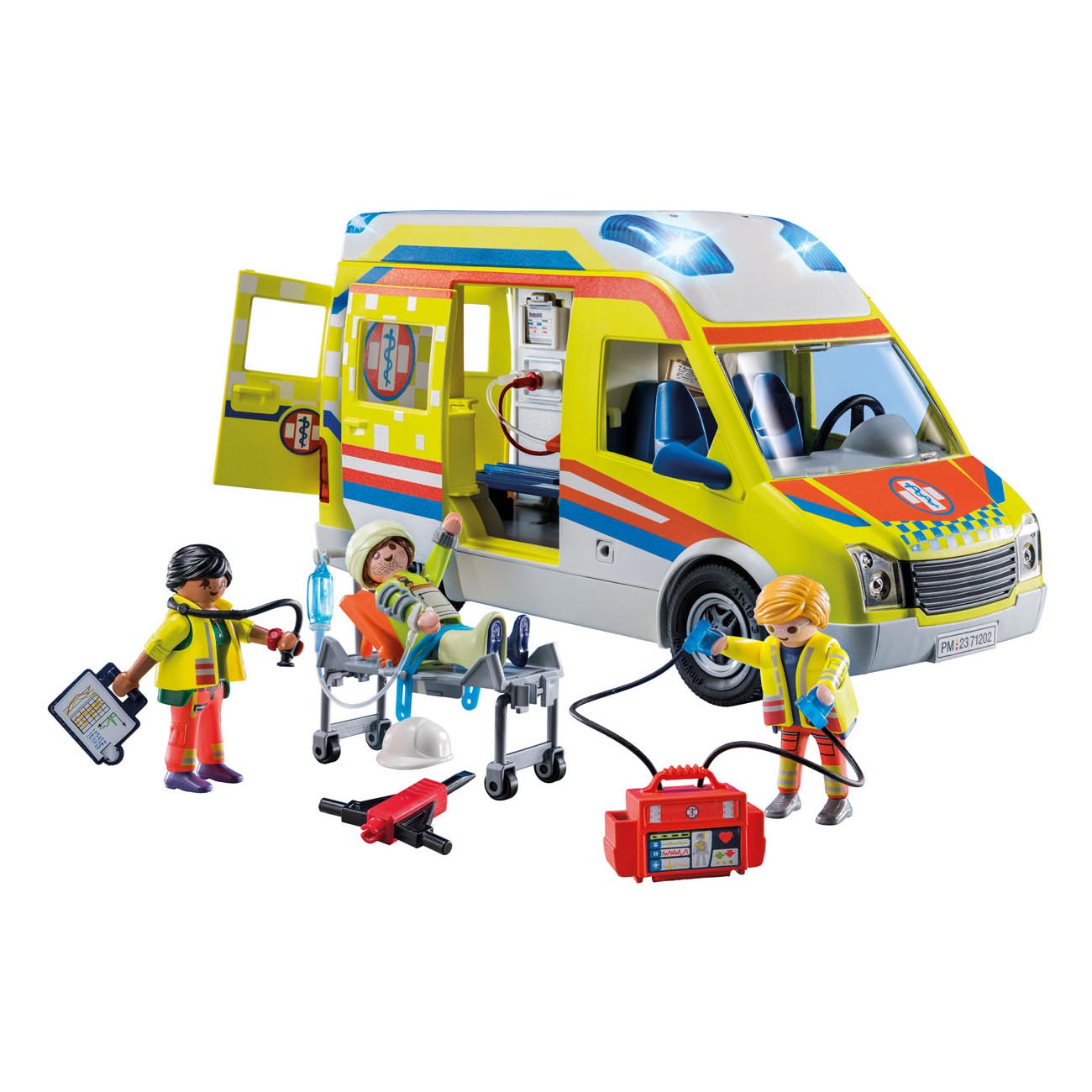 Playmobil City Life Ambulance avec lumière et son - 71202