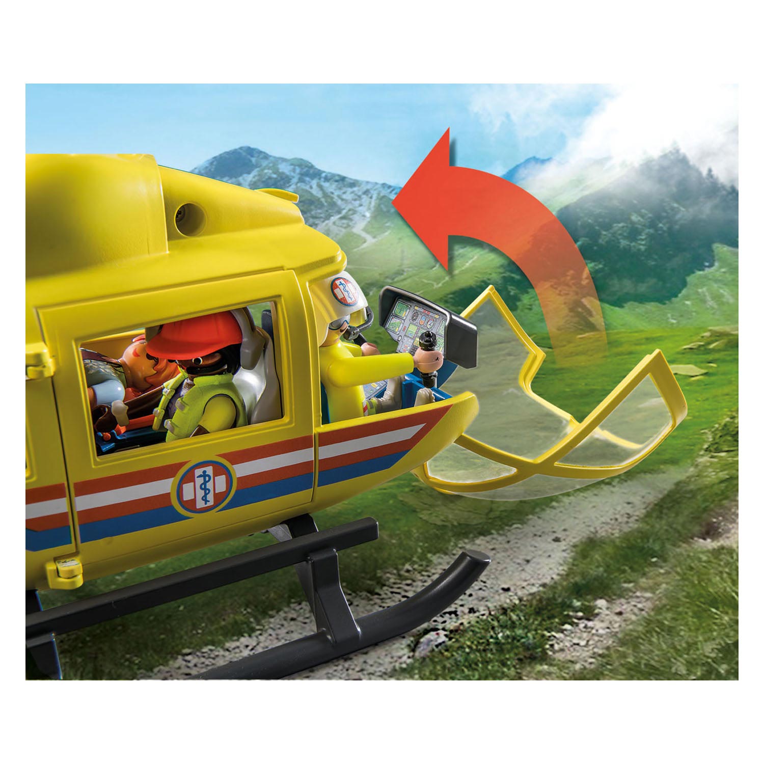 Playmobil City Life Hélicoptère de sauvetage - 71203