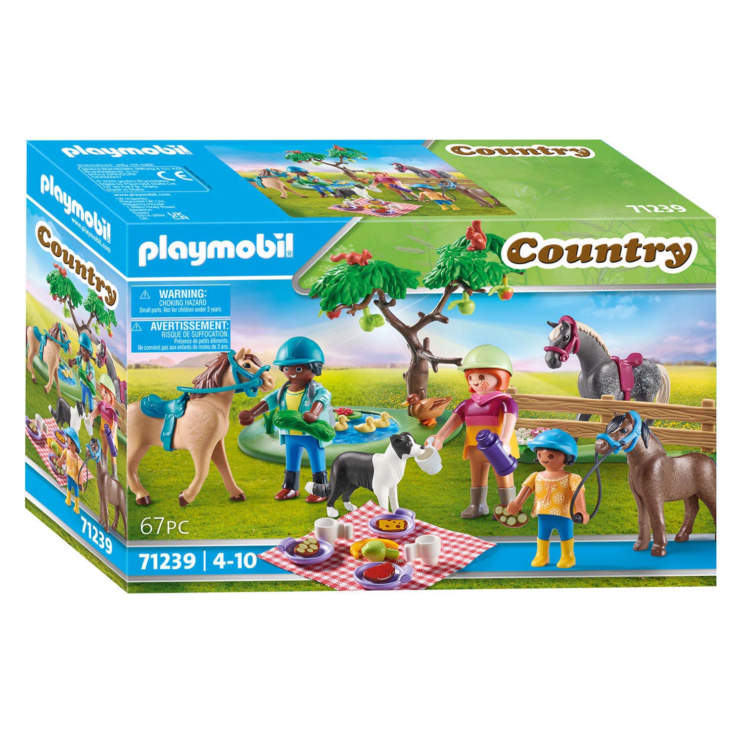 Playmobil Country 71239 Sortie pique-nique avec chevaux
