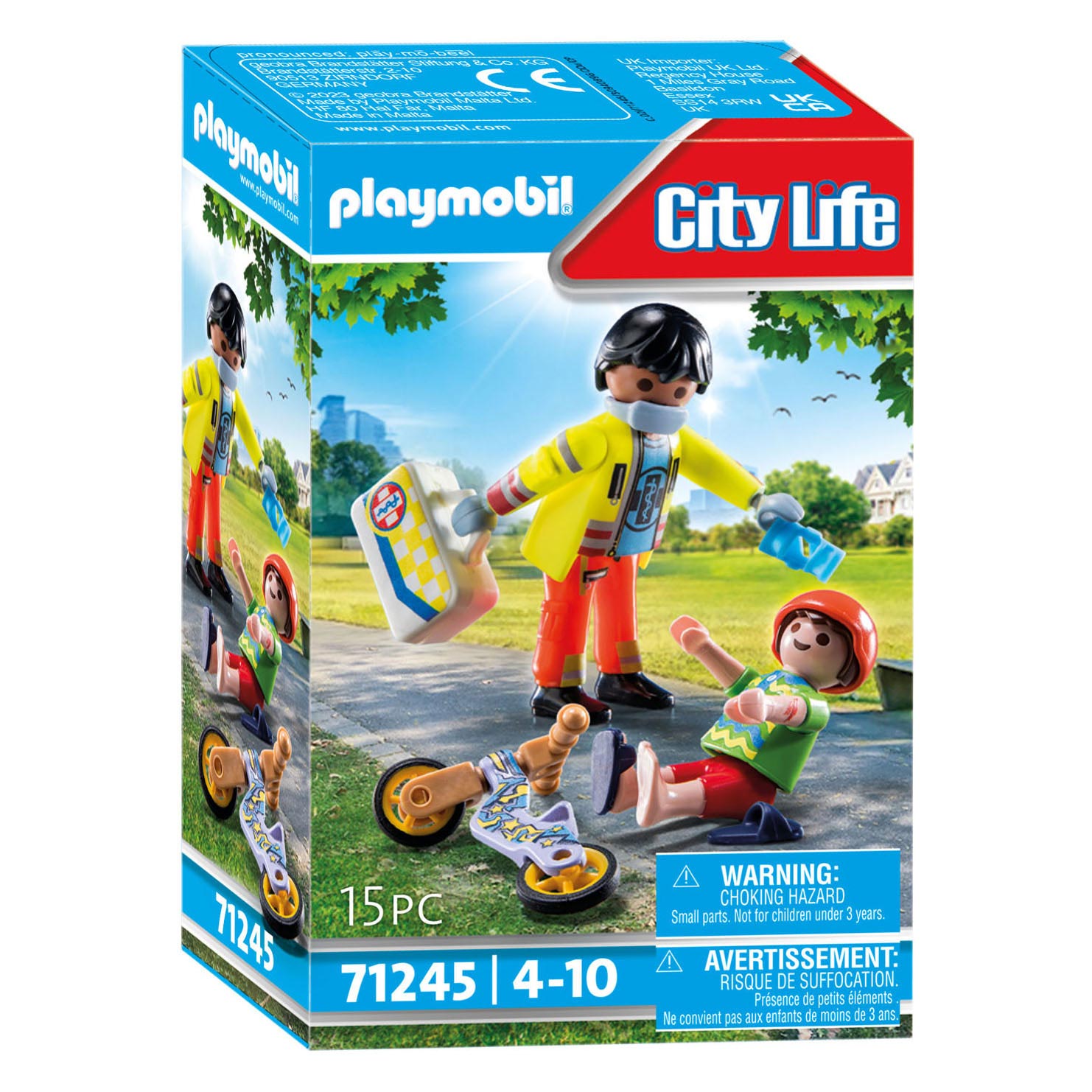 Playmobil City Life Infirmière avec patient - 71245