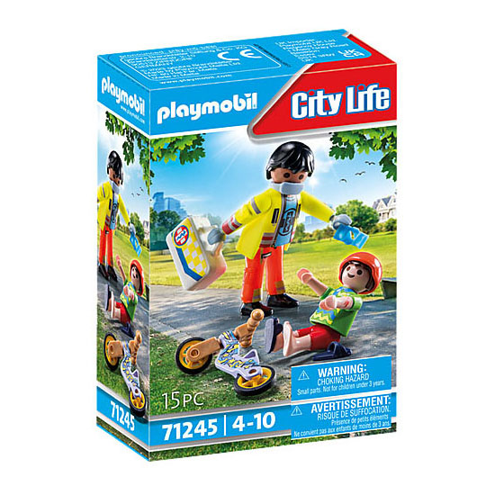 Playmobil City Life - Moto de sauvetage - 71205 - 20 Parties