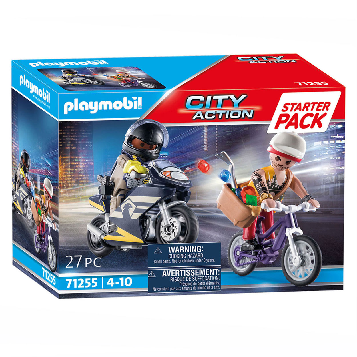 Playmobil Starter Pack Unité Spéciale et Voleur de Bijoux - 71255